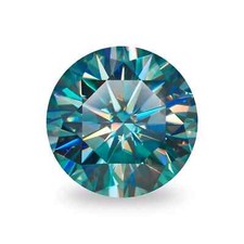 3 CT Natural Blue Diamond Round Cut 9.50 MM VVS1 D Grade IDGL Certified D4 picture