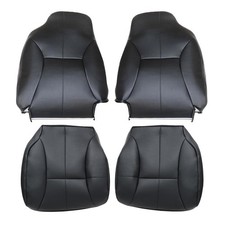 Seat Covers 4pc Black Dodge Ram 1500-3500 1998-2002 picture