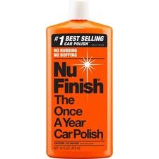 Nu Finish the Once a Year Car Polish, 16 oz Bottle. picture