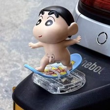 Surfing Crayon Shin chan Car Ornament Rear Decoration Electric Car Ornament picture