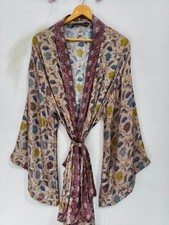Ankle Length Silk Kimono Robe For Her L-1649 picture