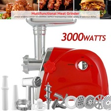 Heavy Duty 3000W Commercial Electric Meat Grinder Sausage Maker Mincer Stuffer picture