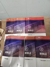 Lifepac Bible 11th Grade 6 Unused Books Only See ALL Info picture