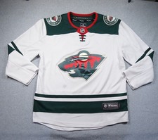 Minnesota Wild Jersey Mens Small White Fanatics NHL Hockey Stitched Sports picture