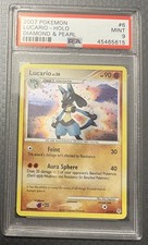 2007 Pokemon Diamond & Pearl Lucario-Holo #6 PSA 10 picture
