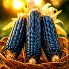 50+ HOPI BLUE BLACK CORN SEEDS 🌽 HEIRLOOM ORNAMENTAL RARE NON-GMO  picture