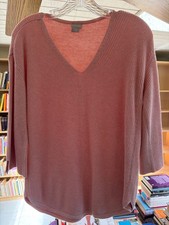 Chico‘s light pink size 1 3/4 sleeve sweater picture