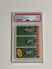 1959 Topps #464 Mays' Catch Makes Series History PSA 2.5 Newly Graded picture