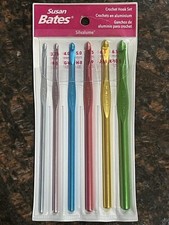 Susan Bates Silvalume Aluminum Hook set~ 3.75, 4.00, 5.00, 5.50, 6.00, 6.50mm picture