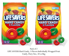 LIFE SAVERS Hard Candy, 5 Flavors Individually Wrapped Fruit Candy, (2 Pack) picture