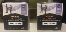 2X Purina FortFlora For Cats Probiotic Pro Plan Veterinary Supplement Exp 3/2027 picture