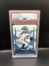 2003 Donruss Timeless Treasures Platinum Kazuhisa Ishii 1/1 #47 PSA 9 MINT picture