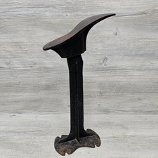 Antique Cast Iron Cobbler Shoemaker Shoe Anvil Last Stand Patented 1890 Vintage picture