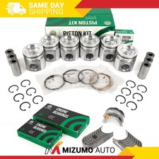 Pistons Main Rod Bearings Fit 98-02 Dodge Ram 5.9L Diesel L6 OHV 24v picture