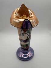 Antique Noritake Morimura M Hand Painted Japan Luster Scenic Vase picture