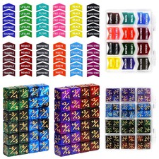 SIXPOINTS 108PCS 12mm MTG +1/+1 Tokens 6 Sided Dice & Keyword Counters Tokens... picture