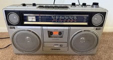 Vintage Sanyo M9940K Boombox AM/FM Radio Cassette Recorder .. Read picture