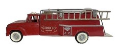 INCOMPLETE Vintage Structo Pumper Fire Truck Engine Pressed Steel 19