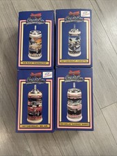 4 Budweiser Classic Car Series Lidded Stein NIB Vintage picture