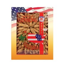 Hsu's SKU 0134-8 Half Short Small 1 Wisconsin American Ginseng Roots 8 Oz Tea picture