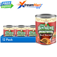 Chef Boyardee Overstuffed Beef Ravioli in Tomato Sauce, 15 oz, 12 Pack picture