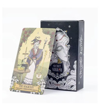 Secret Mirror Tarot 80-Card English Deck Family Divination Game picture