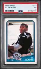 1988 Topps #327 Bo Jackson PSA 3 picture
