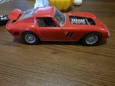 FERRARRI GTO (1962) BURAGO  1/18  DIECAST MODEL MADE IN ITALY For Parts Or Repai picture