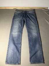 Men's Diesel Industry Jeans LARKEE Relaxed Straight 34 x 31 Button Fly picture
