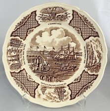 Vtg FAIR WINDS ALFRED MEAKIN STAFFORDSHIRE ENGLAND 9” salad plate picture