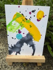 ACEO/ATC Original Acrylic Mini Abstract Painting 