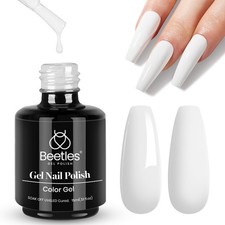 Beetles White Gel Nail Polish 1pc 15ml White Gel Polish All Season Soak Off UV picture