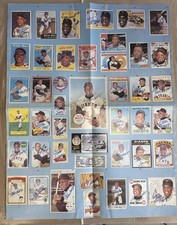 RENATA GALASSO R.G.I 1984 WILLIE MAYS THE STORY CARD POSTER  - 17.5” X 22.5” picture
