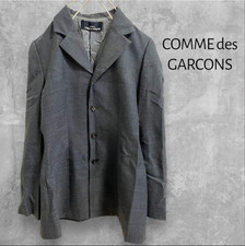 tricot COMME des GARCONS AD1997 3 Button Sport Coat Gray Polyester Cupro picture