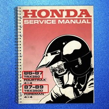 HONDA TRX350 Fourtrax Foreman ATV Service Manual 1985-1989, COIL FIXED - COVERED picture