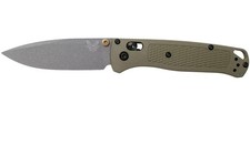 Benchmade Bugout Knife S30V Drop Point Black Ranger Green Grivory 535GRY-1 NEW picture