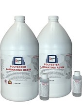 Polyester Resin 2 Gallons For Boats RV's Canoes Fiberglass Autos Surboards picture