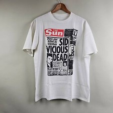 HOT 90s The Sex Pistols Sid Vicious Dead Vintage Punk Skinhead T shirt picture