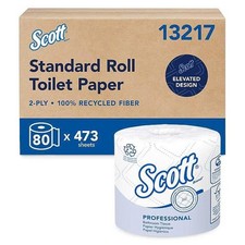 Scott Professional Recycled Toilet Paper 2-Ply White 473 Sheets 80 Rolls picture