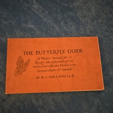 Antique 1916 The Butterfly Guide W.J. Holland Doubleday Pocket Nature Library picture