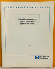 HP 5950-1766 Regulated DC Power Supply Models 6259B/6260B etc. Service Manual. picture