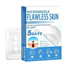 MICRONEEDLE FLAWLESS SKIN Wart Patches 9 Pieces Fast Acting Gentle picture