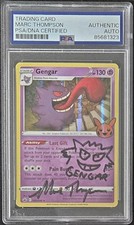 PSA AUTHENTIC AUTO Gengar 057/198 Trick Or Trade Holo Marc Thompson Sig. Pokémon picture