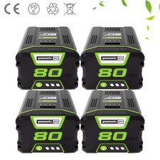1 - 4PACK For Greenworks 80V Pro 5.0Ah Lithium Battery GBA80200 GBA80400 Battery picture