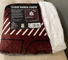 Alabama A&M Bulldogs Northwest Cloud Sherpa Throw Blanket NCAA Plush 60x70 NWT picture
