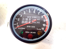 NOS 1974 KAWASAKI KS125 KS 125 TACHOMETER GAUGE 25015-027 New Old Stock Enduro picture