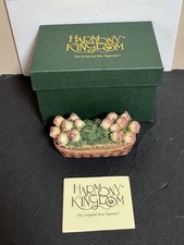 Longaberger Harmony Kingdom Rose Basket Treasure Jest Limited Ed of 1200 READ picture