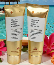 K-SECRET Collagen Boosting Secret Sun Lotion Sunscreen 60ml SET OF 2 as Pictured picture