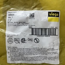 Viega 30625 Mega Press Ball Valve PxP Press Bronze Carbon Steel 2