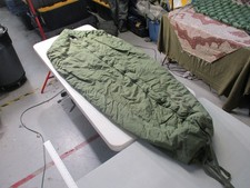 USGI Vintage Mummy Sleeping Bag + Sleepingo Mat Surplus Lot – Field Ready 6 feet picture